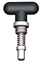 3/8 Straight Tip T-Knob Pop Pin